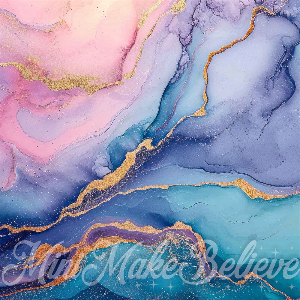 Kate Pastel Marble Backdrop Designed by Mini MakeBelieve - Kate Backdrop AU