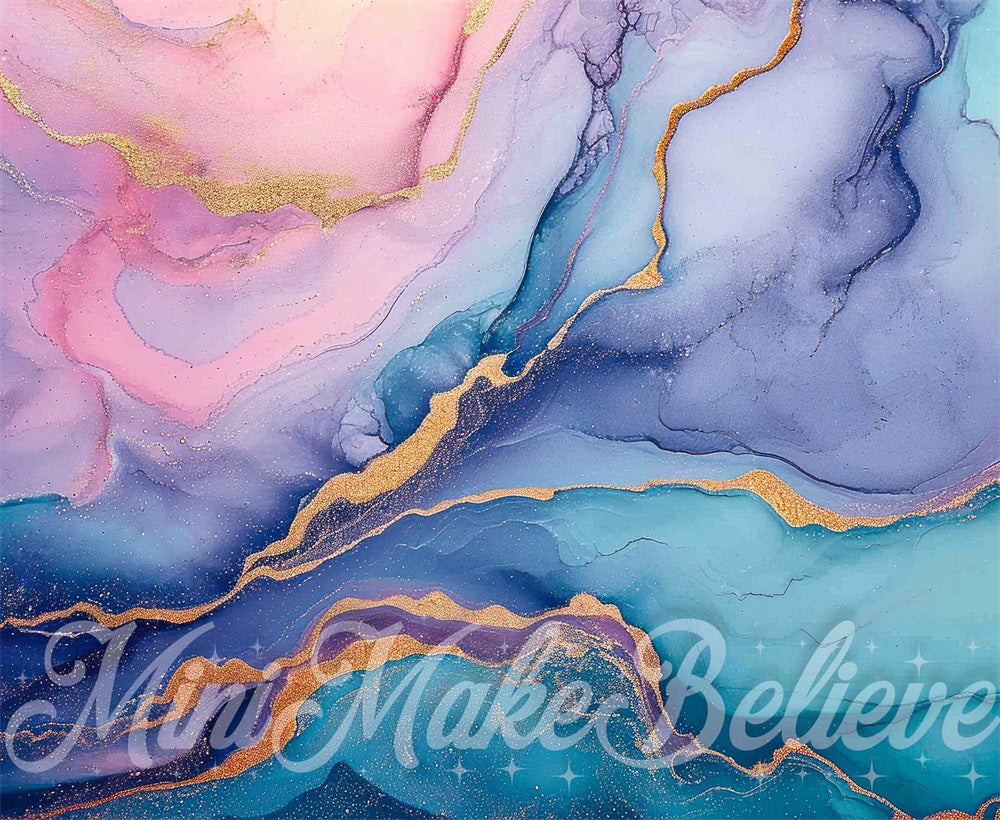 Kate Pastel Marble Backdrop Designed by Mini MakeBelieve - Kate Backdrop AU