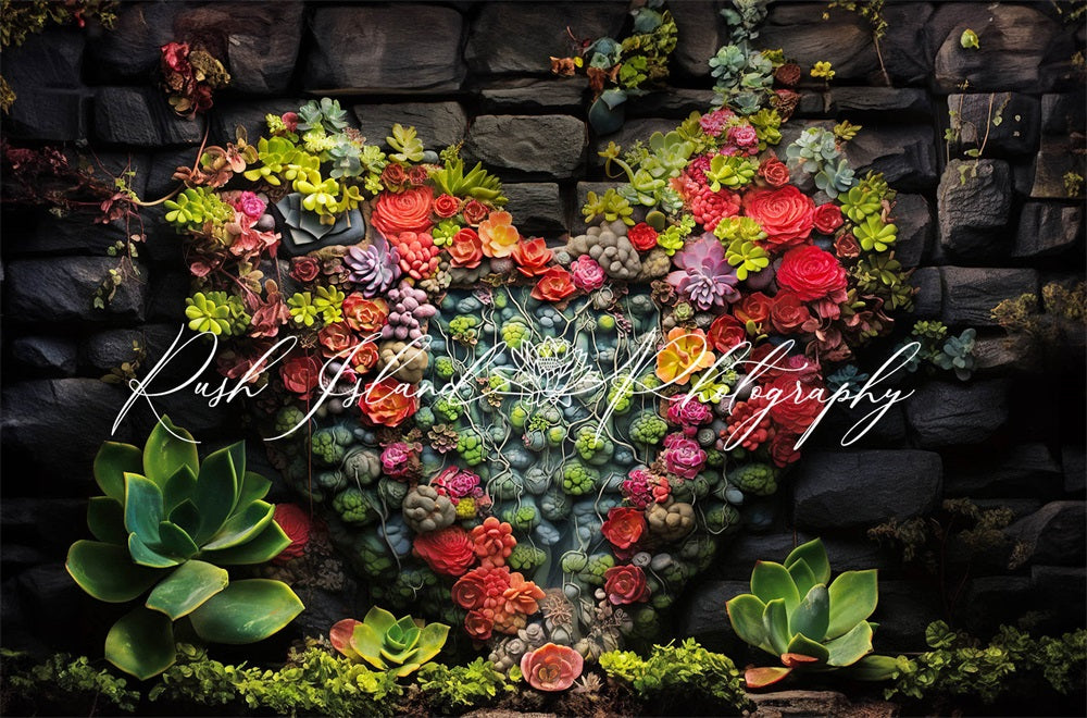 Kate Succulent Love Backdrop Designed by Laura Bybee - Kate Backdrop AU