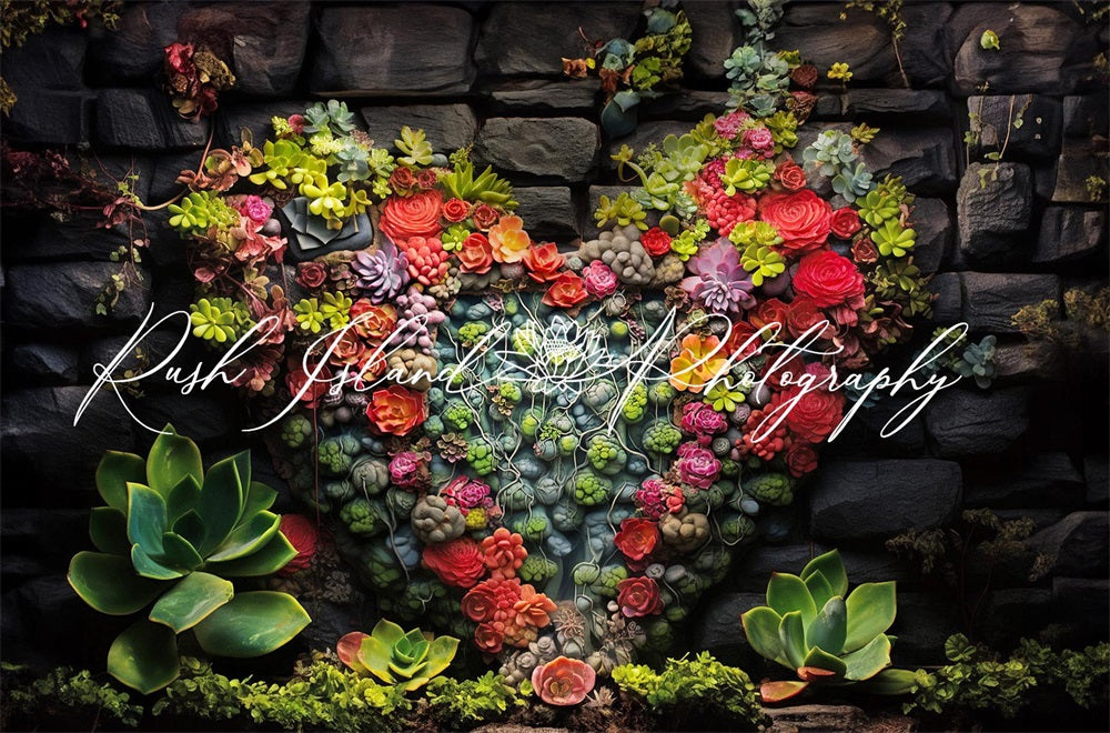 Kate Succulent Love Backdrop Designed by Laura Bybee - Kate Backdrop AU