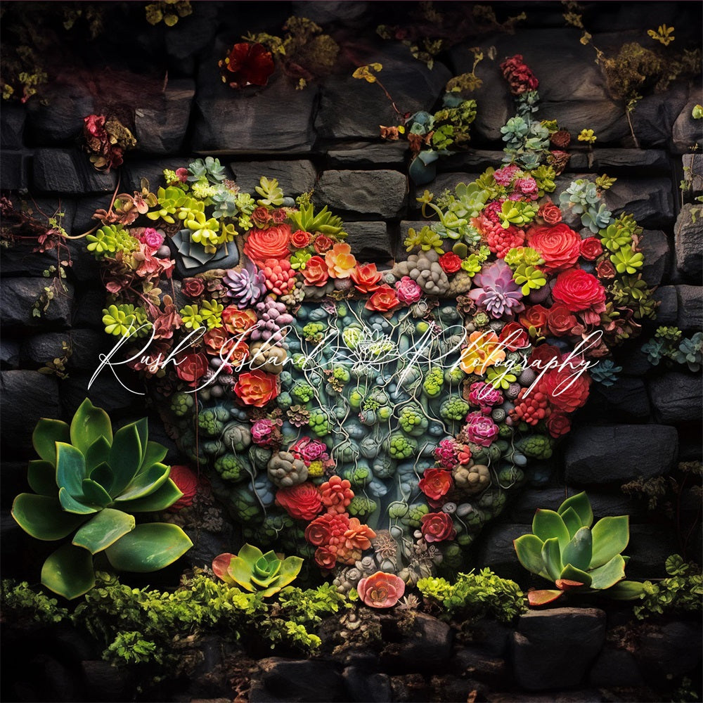 Kate Succulent Love Backdrop Designed by Laura Bybee - Kate Backdrop AU