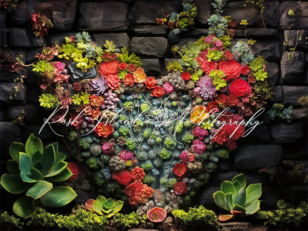 Kate Succulent Love Backdrop Designed by Laura Bybee - Kate Backdrop AU