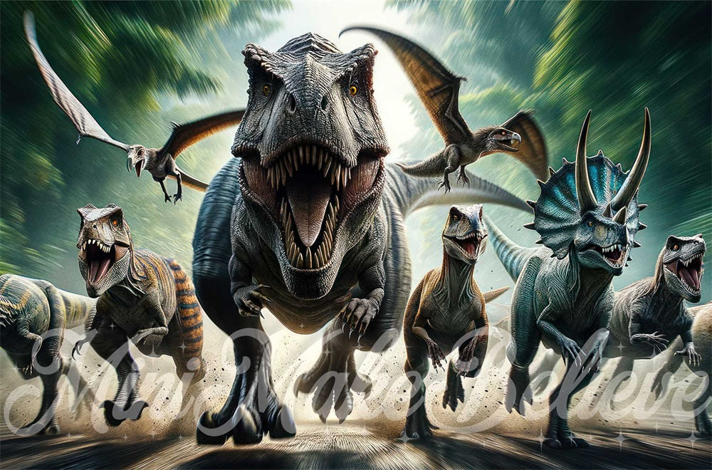 Kate Dinos Charge Backdrop Designed by Mini MakeBelieve - Kate Backdrop AU