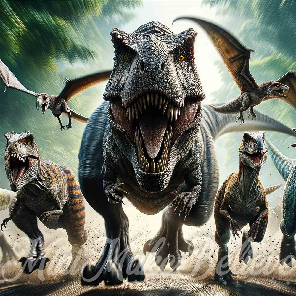 Kate Dinos Charge Backdrop Designed by Mini MakeBelieve - Kate Backdrop AU