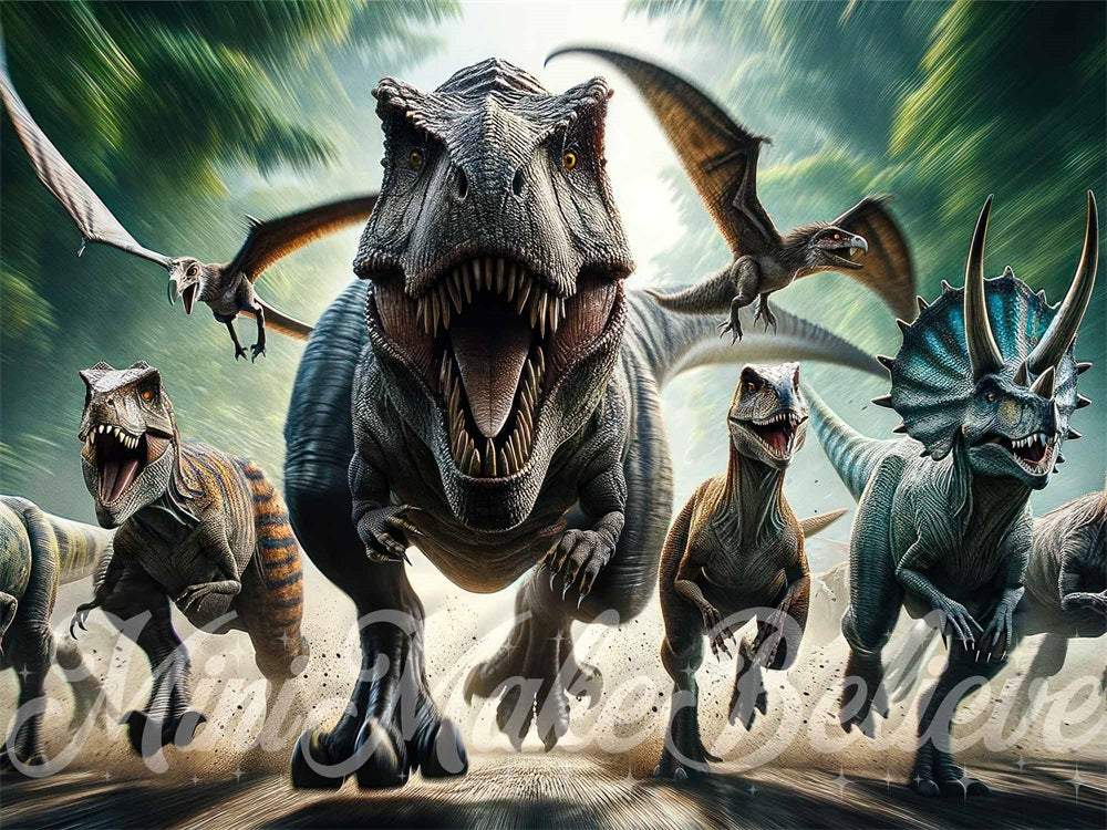 Kate Dinos Charge Backdrop Designed by Mini MakeBelieve - Kate Backdrop AU