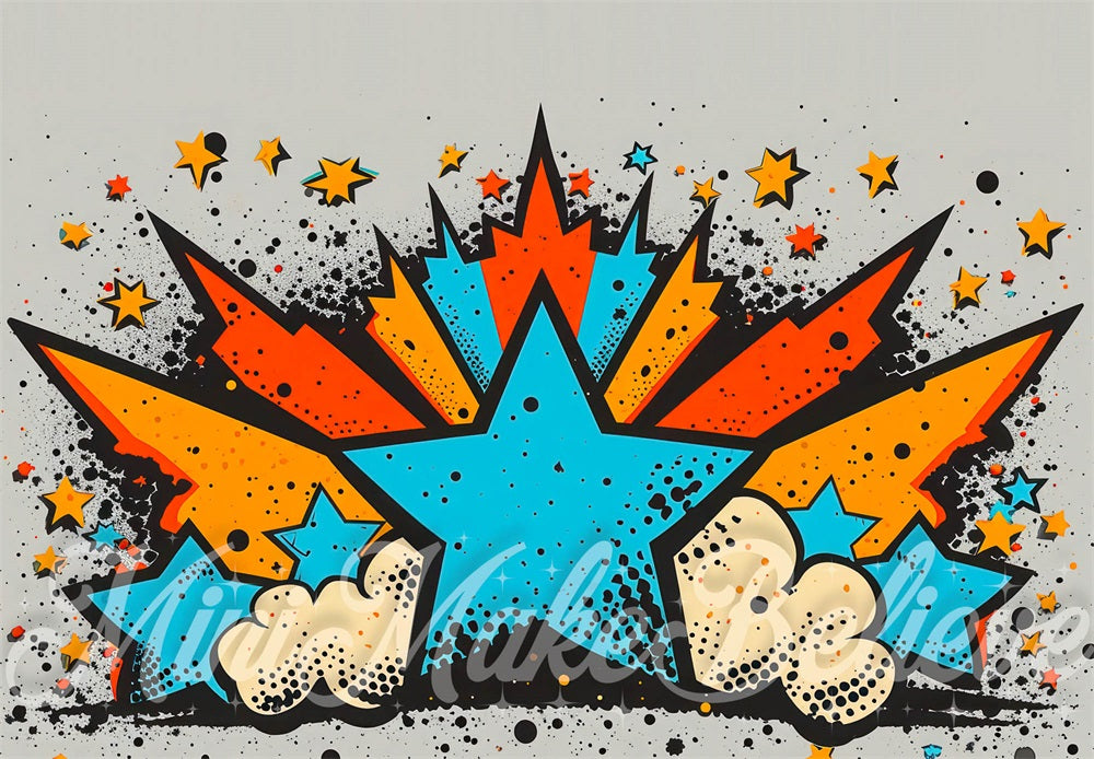 Kate Star Illustration Backdrop Designed by Mini MakeBelieve - Kate Backdrop AU