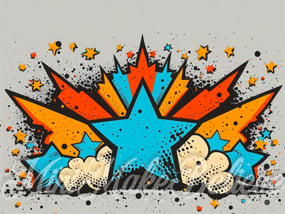 Kate Star Illustration Backdrop Designed by Mini MakeBelieve - Kate Backdrop AU