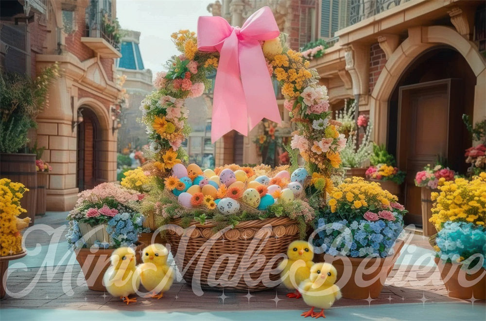 Kate Easter Basket Chicks Backdrop Designed by Mini MakeBelieve - Kate Backdrop AU