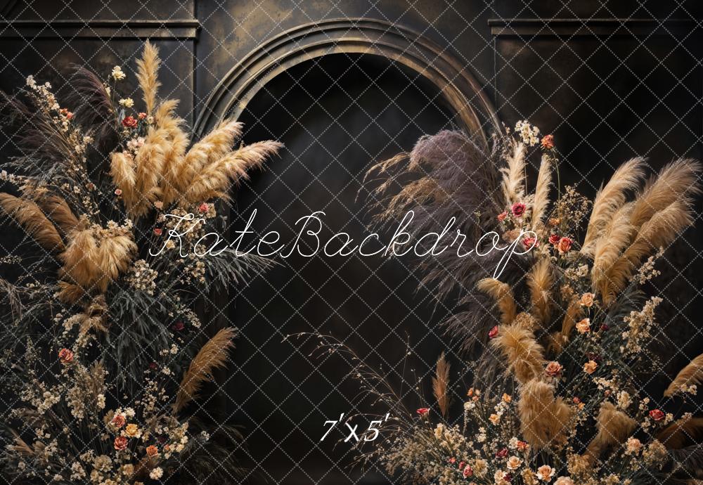 Kate Retro Boho Flower Maternity Arch Backdrop Designed by Emetselch - Kate Backdrop AU