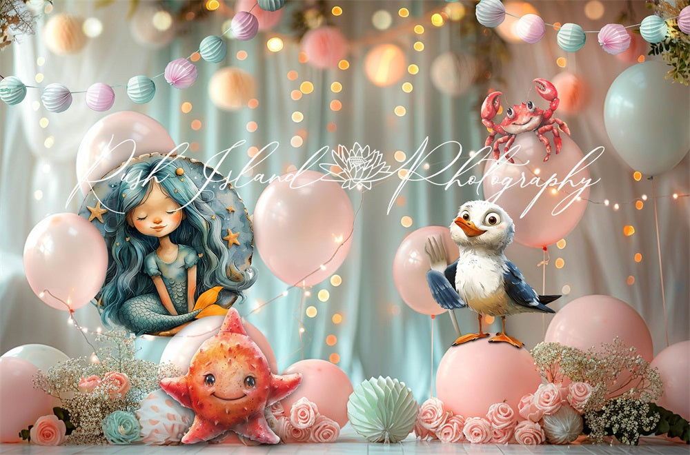 Kate Dreamy Mermaid Backdrop Designed by Laura Bybee - Kate Backdrop AU