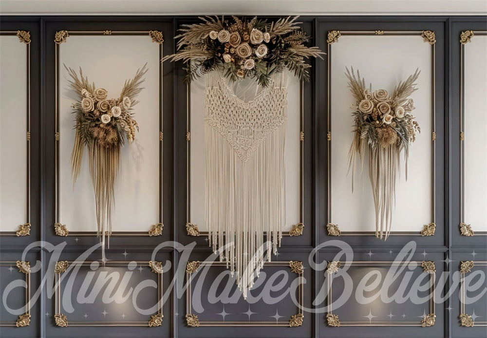 Kate Mother's Day Backdrop Darl Wall Macrame Floral Designed by Mini MakeBelieve - Kate Backdrop AU