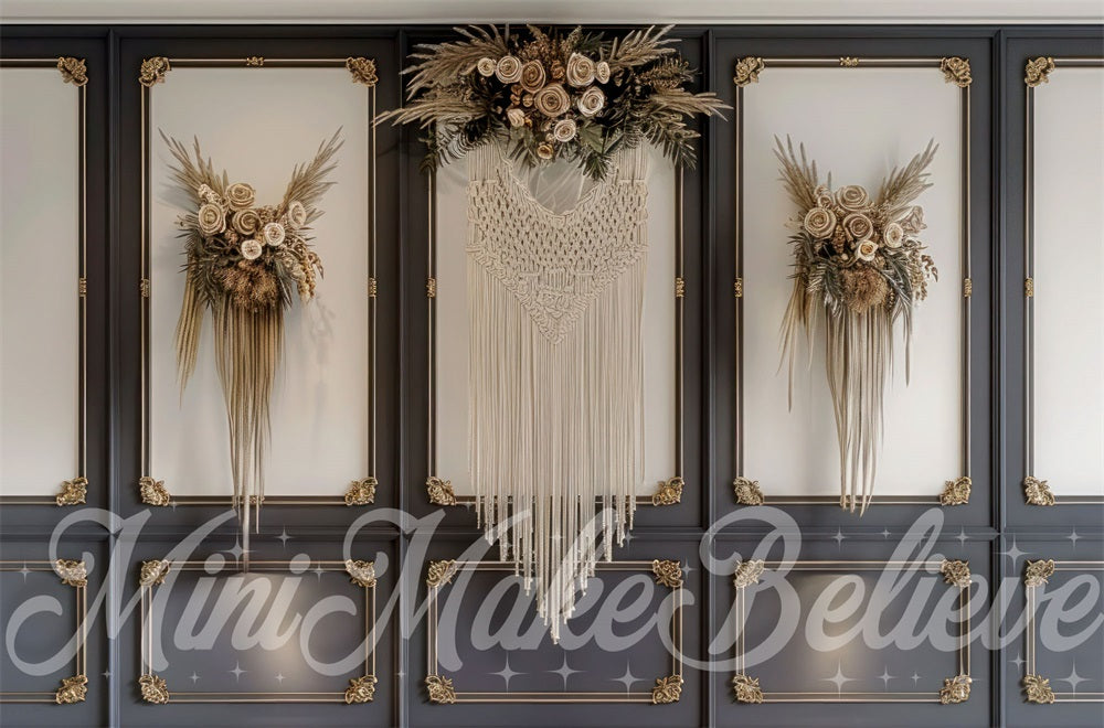 Kate Mother's Day Backdrop Darl Wall Macrame Floral Designed by Mini MakeBelieve - Kate Backdrop AU