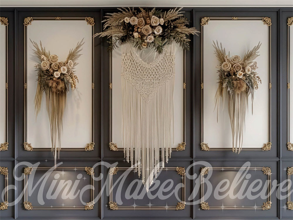 Kate Mother's Day Backdrop Darl Wall Macrame Floral Designed by Mini MakeBelieve - Kate Backdrop AU