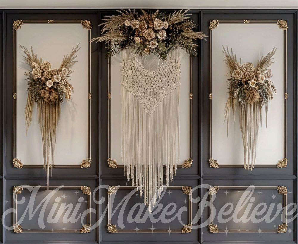 Kate Mother's Day Backdrop Darl Wall Macrame Floral Designed by Mini MakeBelieve - Kate Backdrop AU