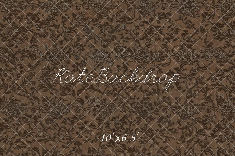 Kate Brown Pattern Floor Backdrop Designed by Kate Image - Kate Backdrop AU
