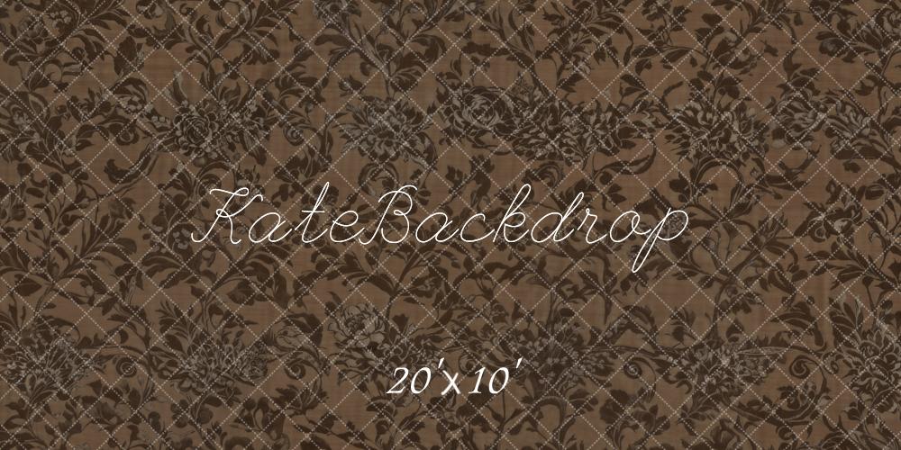 Kate Brown Pattern Floor Backdrop Designed by Kate Image - Kate Backdrop AU