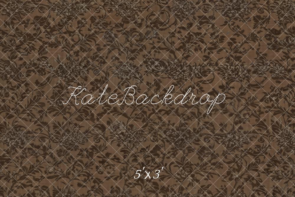 Kate Brown Pattern Floor Backdrop Designed by Kate Image - Kate Backdrop AU