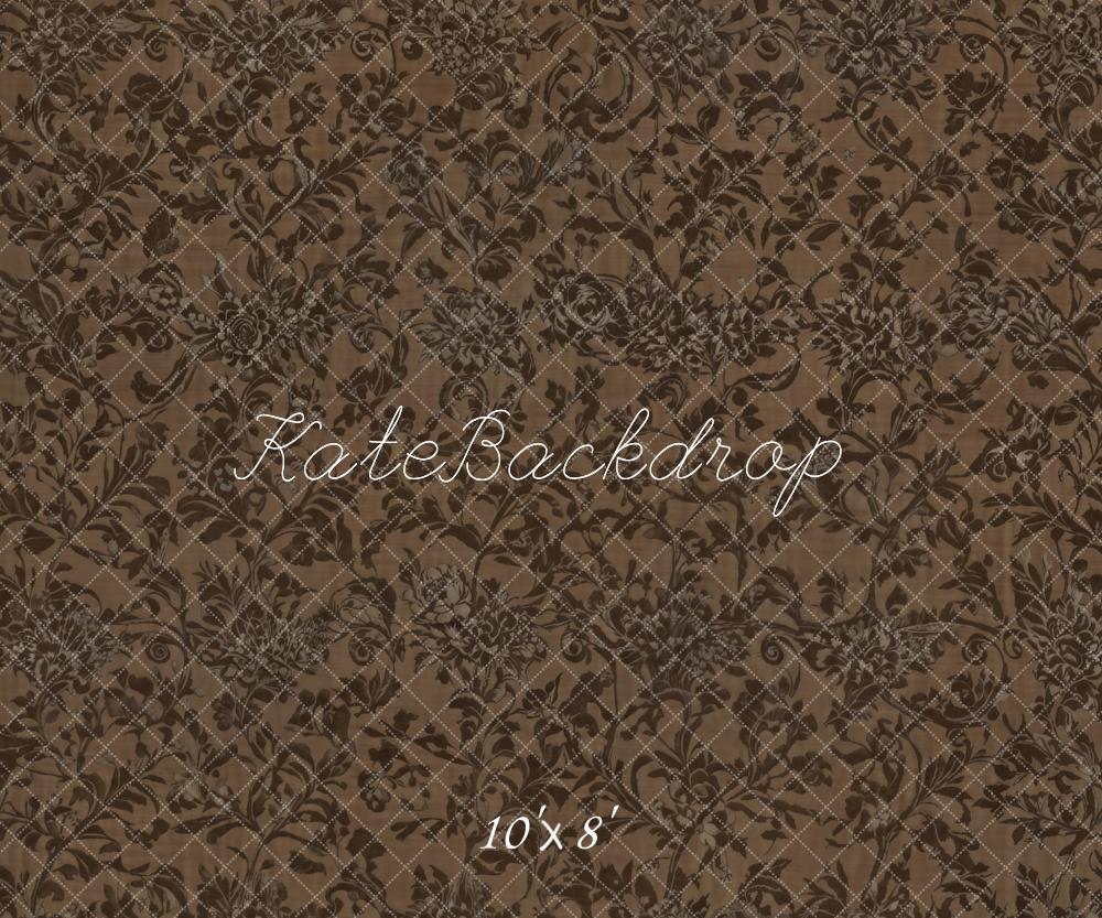 Kate Brown Pattern Floor Backdrop Designed by Kate Image - Kate Backdrop AU