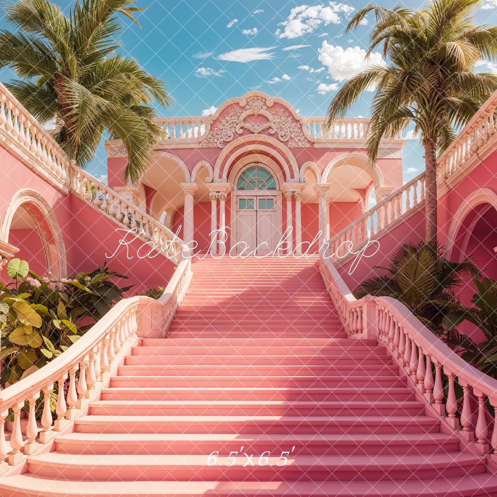Kate Summer Pink Grand Staircase Backdrop Designed by Chain Photography - Kate Backdrop AU