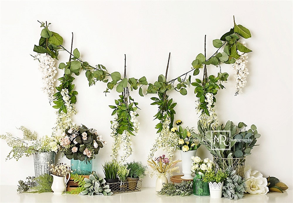 Kate Simple Spring Wildflowers Backdrop Designed by Mandy Ringe Photography - Kate Backdrop AU