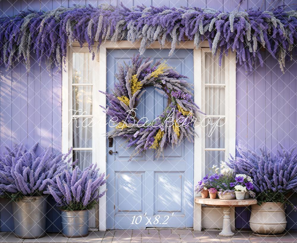 Kate Flowers Purple Lavender Backdrop Designed by Emetselch - Kate Backdrop AU