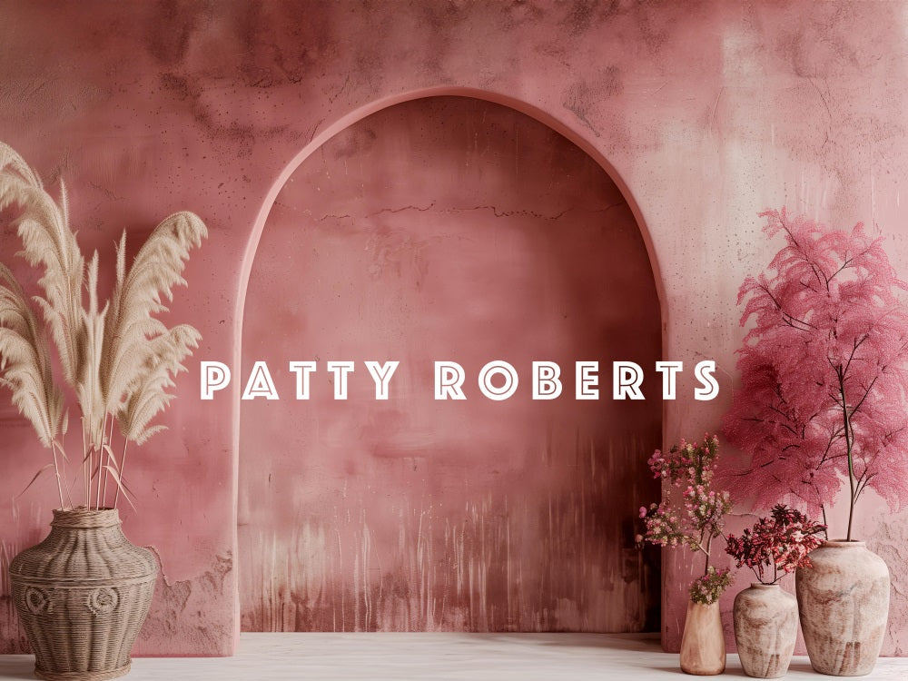 Kate Retro Red Wall Arch Backdrop Designed by Patty Robert - Kate Backdrop AU