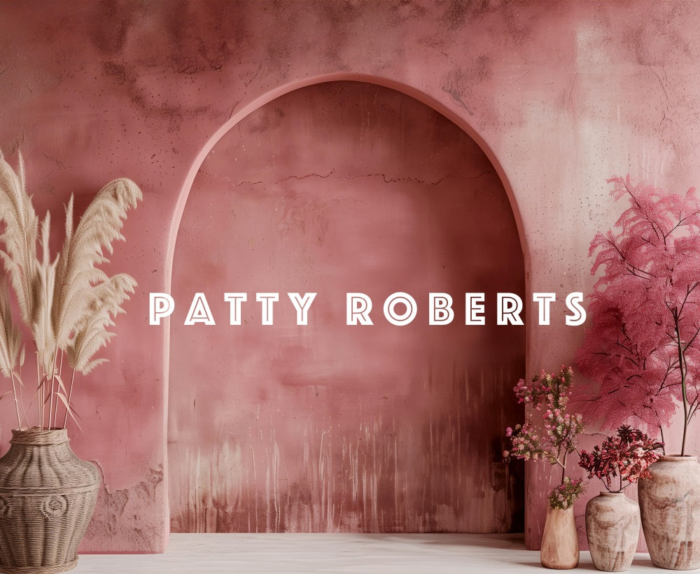 Kate Retro Red Wall Arch Backdrop Designed by Patty Robert - Kate Backdrop AU
