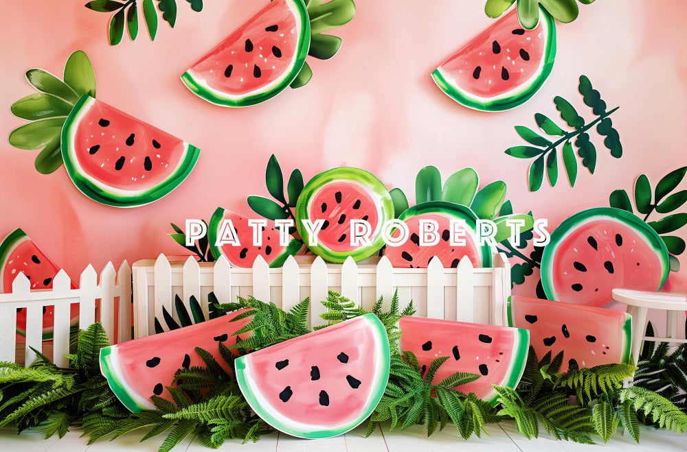 Kate Watermenon Summer Backdrop Designed by Patty Robert - Kate Backdrop AU