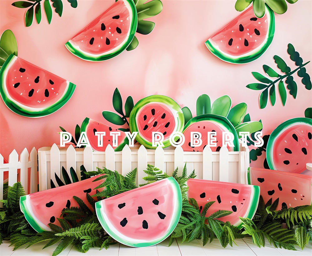 Kate Watermenon Summer Backdrop Designed by Patty Robert - Kate Backdrop AU
