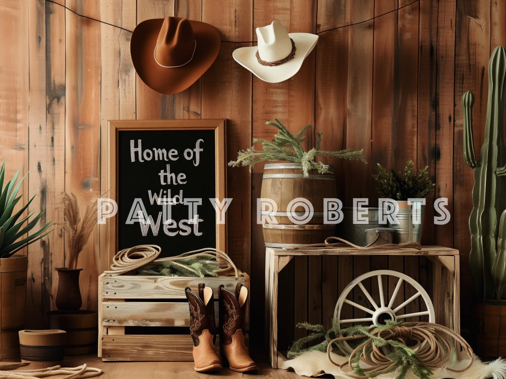 Kate Wild West Backdrop Boy Designed by Patty Robert - Kate Backdrop AU