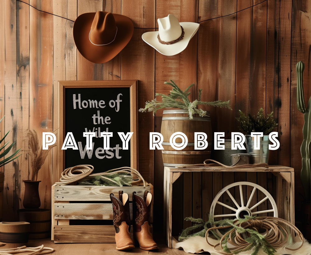 Kate Wild West Backdrop Boy Designed by Patty Robert - Kate Backdrop AU