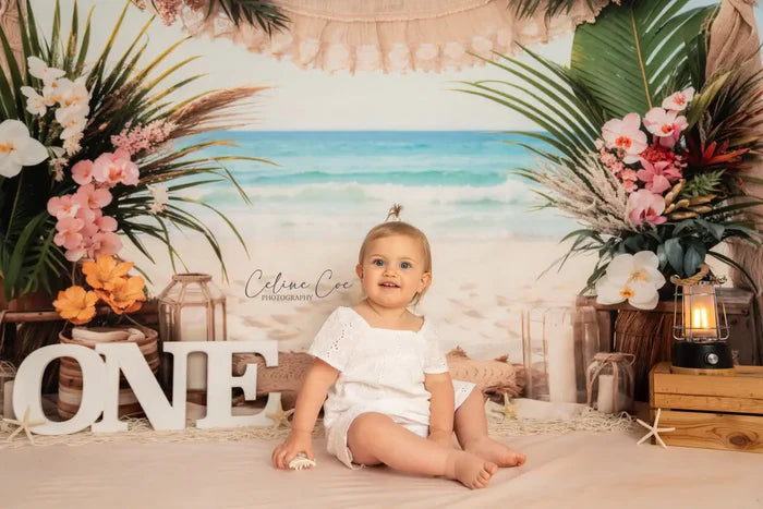 Kate Summer Backdrop Boho Sea Beach Wedding Colorful