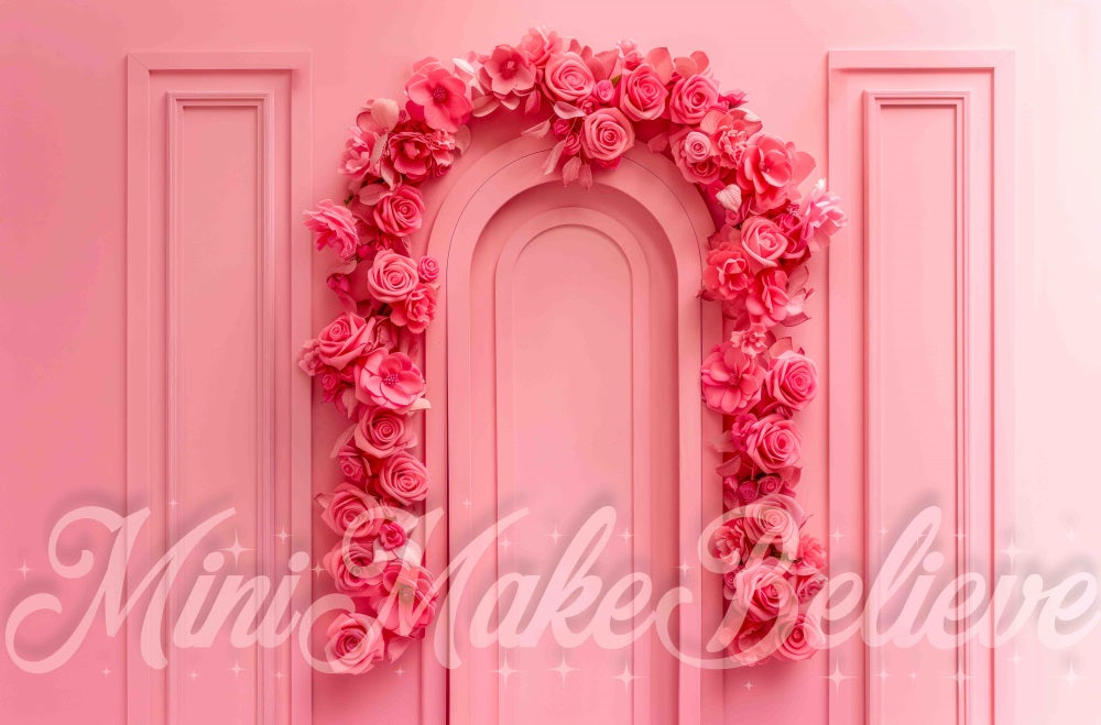 Kate Pink Rose Arch Backdrop Designed by Mini MakeBelieve - Kate Backdrop AU