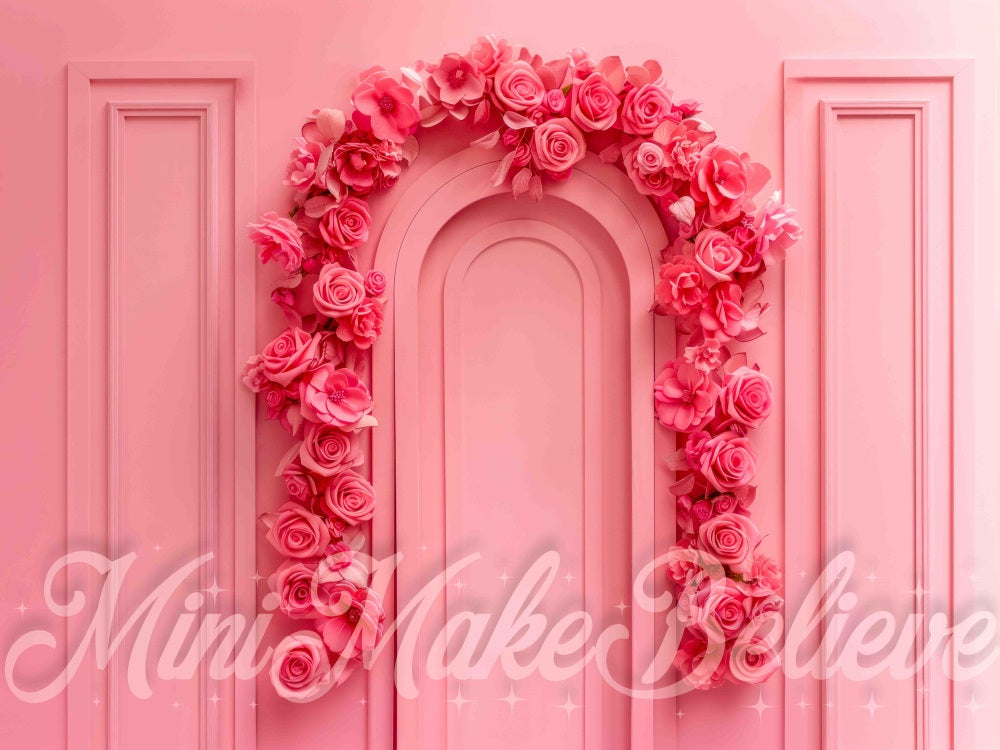 Kate Pink Rose Arch Backdrop Designed by Mini MakeBelieve - Kate Backdrop AU