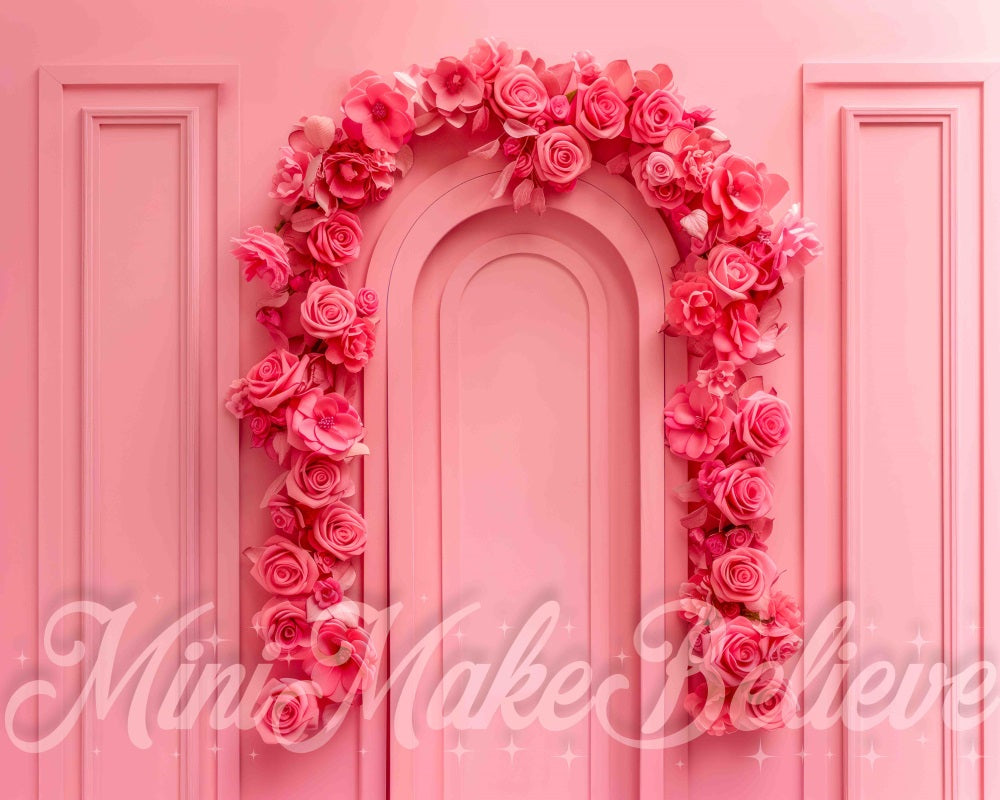 Kate Pink Rose Arch Backdrop Designed by Mini MakeBelieve - Kate Backdrop AU