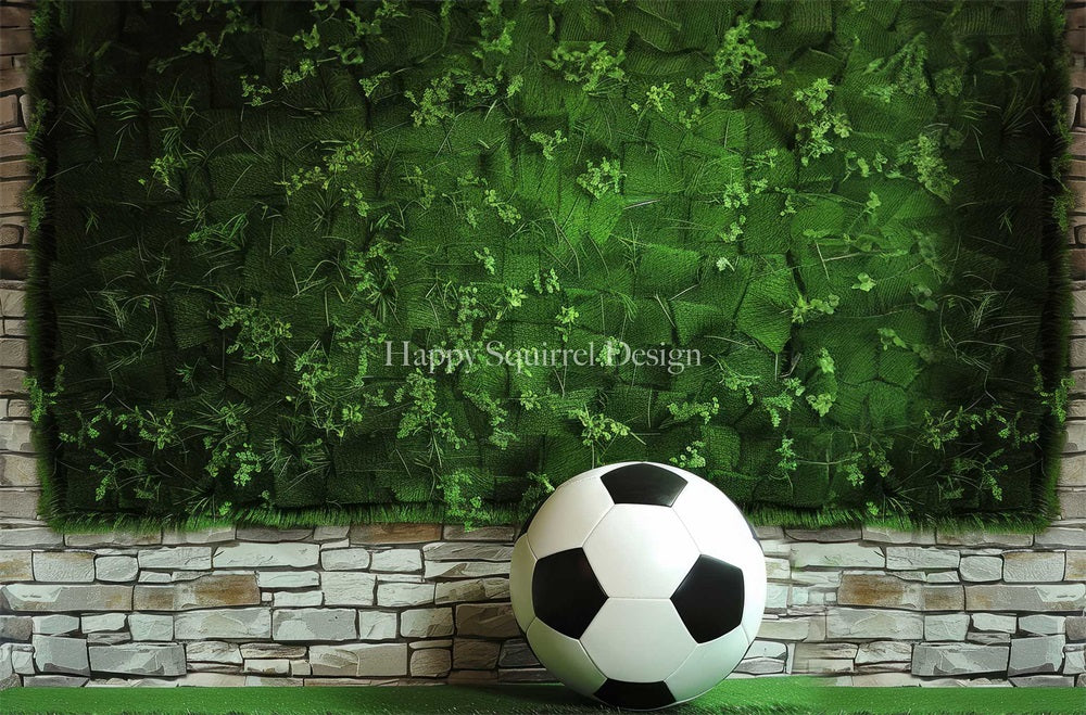 Kate Soccer Greens Backdrop Designed by Happy Squirrel Design - Kate Backdrop AU