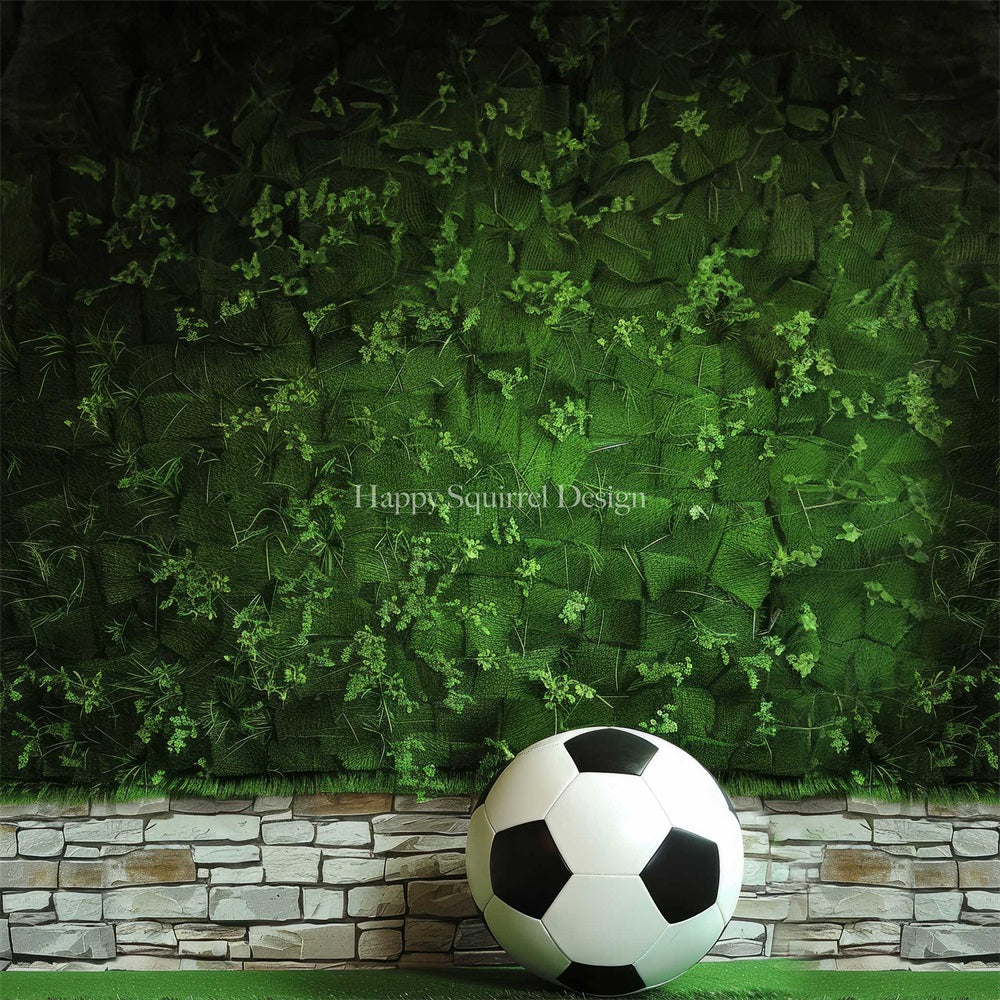 Kate Soccer Greens Backdrop Designed by Happy Squirrel Design - Kate Backdrop AU