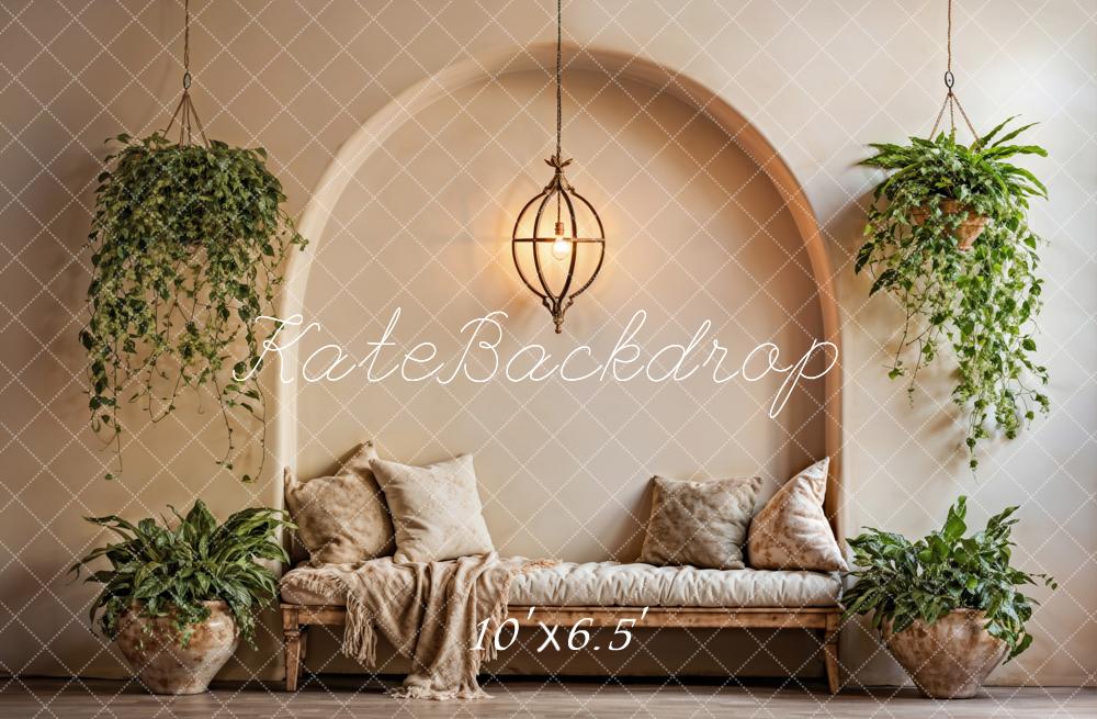 Kate Boho Green Arch Backdrop Designed by Emetselch - Kate Backdrop AU