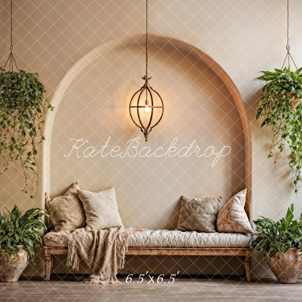 Kate Boho Green Arch Backdrop Designed by Emetselch - Kate Backdrop AU