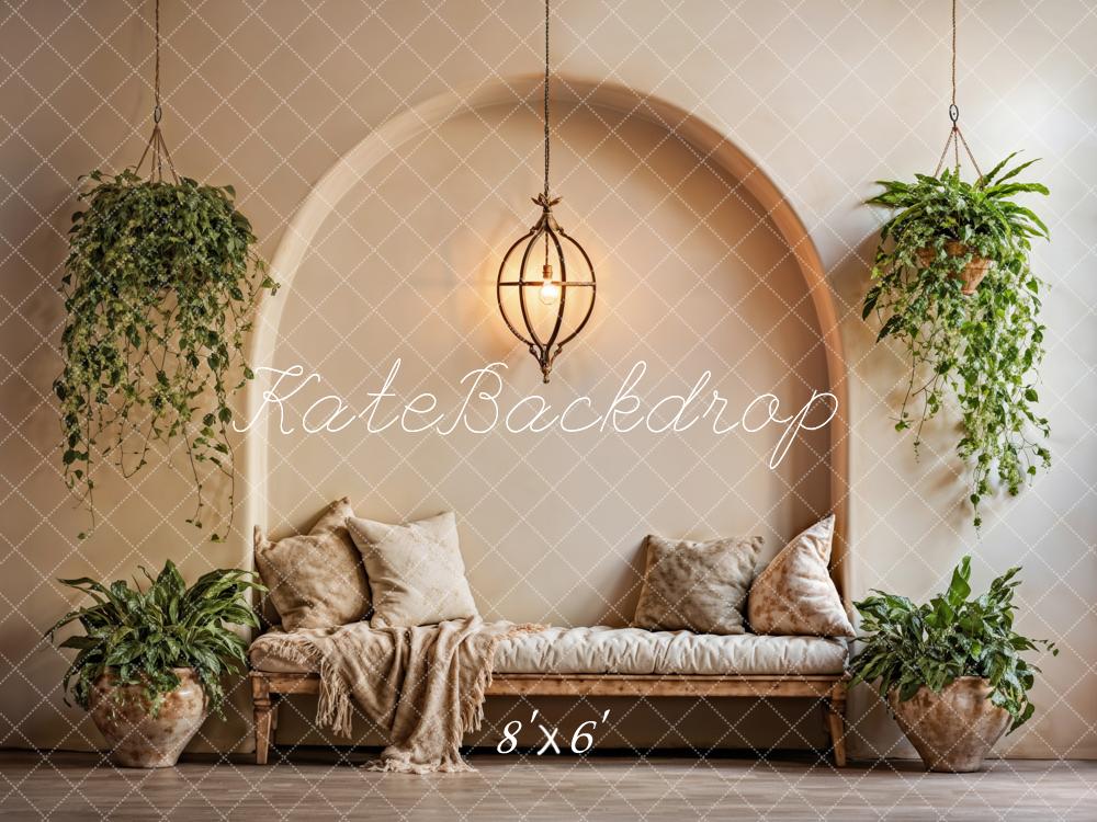 Kate Boho Green Arch Backdrop Designed by Emetselch - Kate Backdrop AU