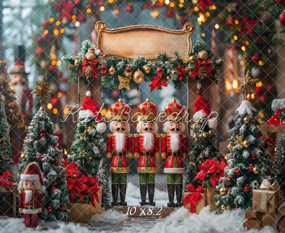 Kate Christmas Nutcracker Backdrop Designed by Emetselch - Kate Backdrop AU