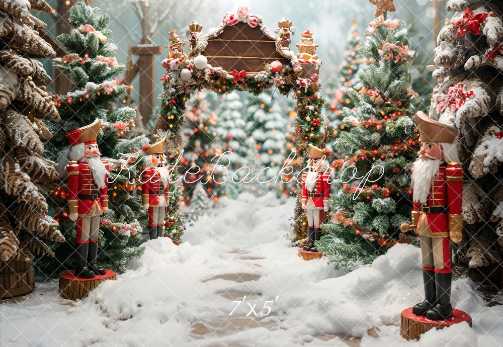 Kate Snow Christmas Nutcracker Backdrop Designed by Emetselch - Kate Backdrop AU