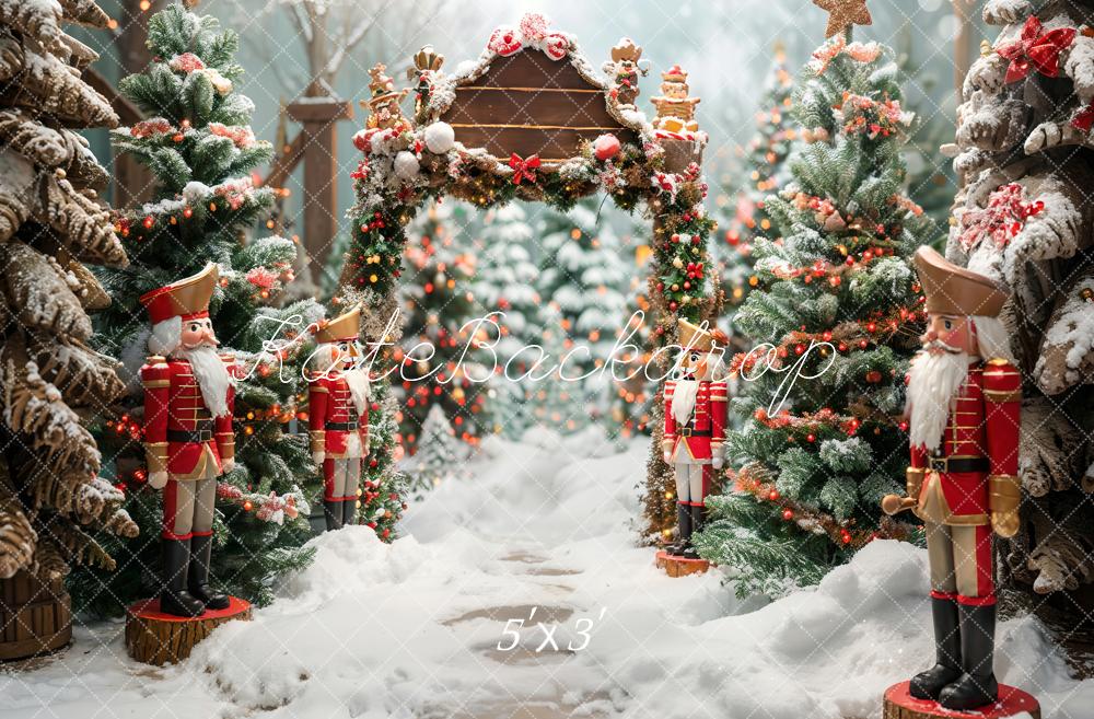 Kate Snow Christmas Nutcracker Backdrop Designed by Emetselch - Kate Backdrop AU