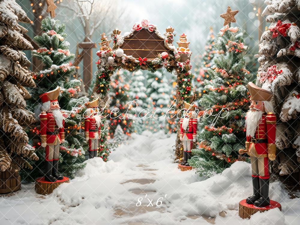 Kate Snow Christmas Nutcracker Backdrop Designed by Emetselch - Kate Backdrop AU