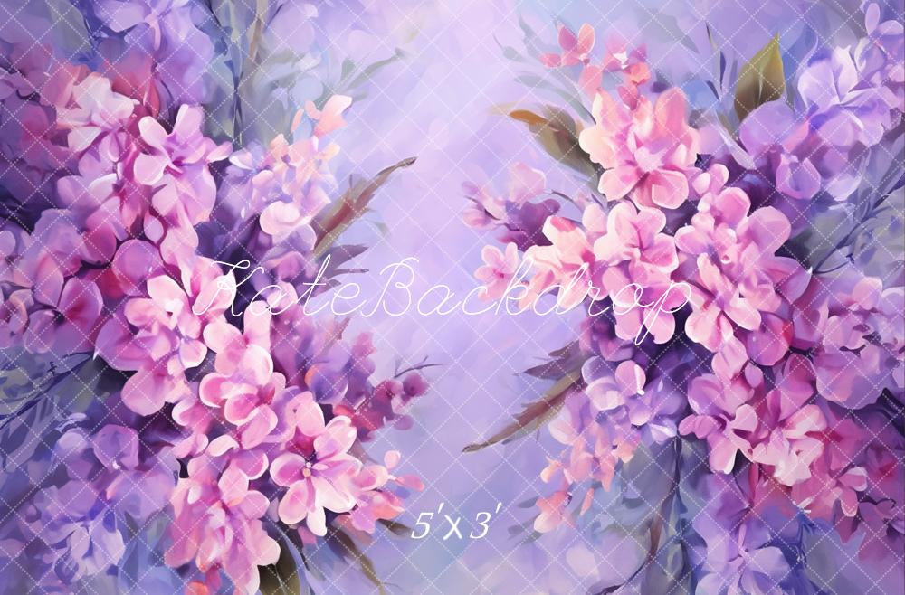 Kate Fine Art Purple Flower Backdrop Designed by GQ - Kate Backdrop AU