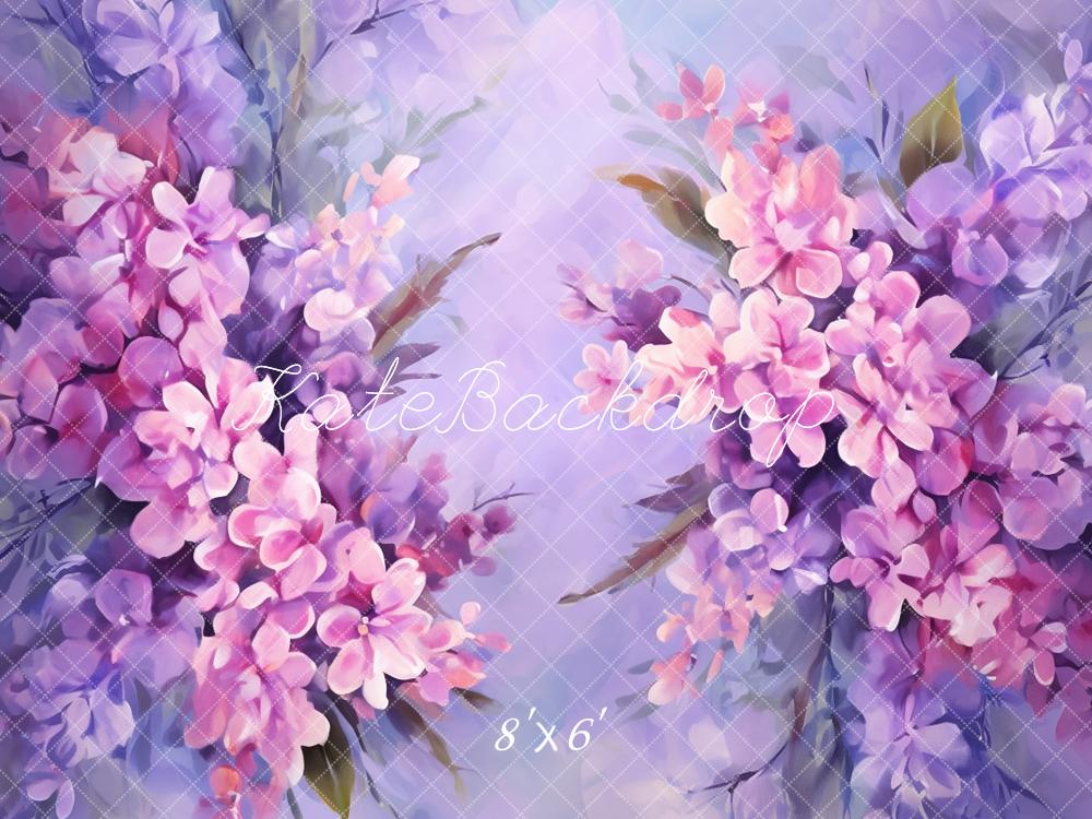 Kate Fine Art Purple Flower Backdrop Designed by GQ - Kate Backdrop AU