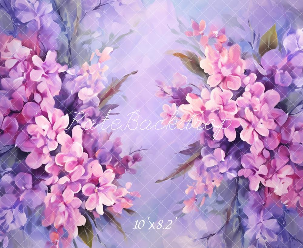 Kate Fine Art Purple Flower Backdrop Designed by GQ - Kate Backdrop AU