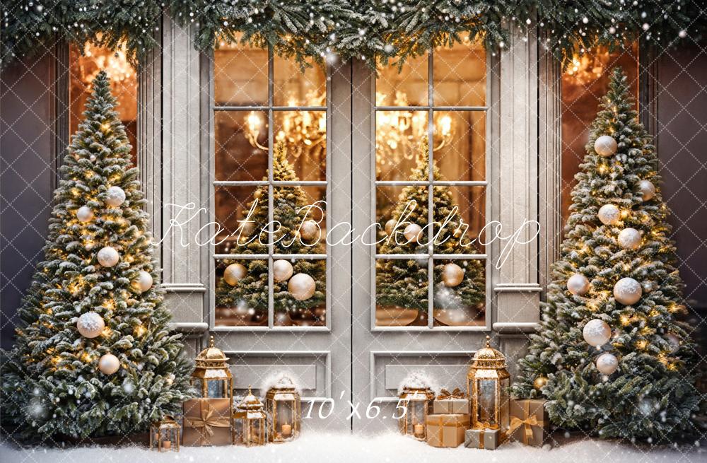 Kate Christmas Tree Backdrop Gift Door Designed by Chain Photography - Kate Backdrop AU