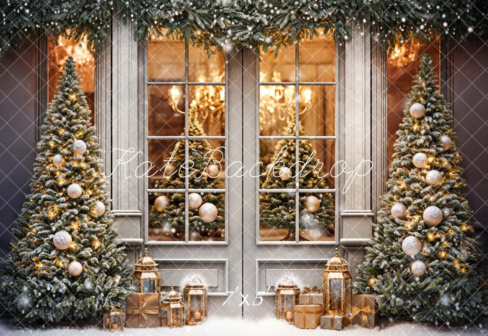 Kate Christmas Tree Backdrop Gift Door Designed by Chain Photography - Kate Backdrop AU