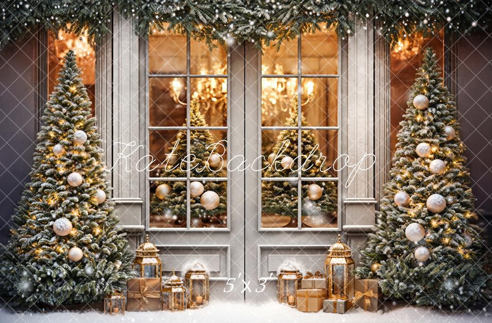 Kate Christmas Tree Backdrop Gift Door Designed by Chain Photography - Kate Backdrop AU